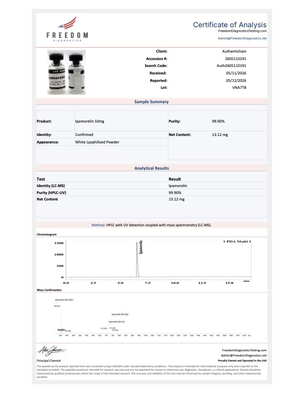 Ipamorelin 10mg - Image 2