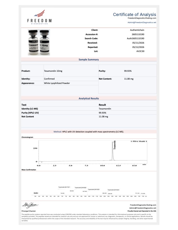 Tesamorelin 10mg - Image 2